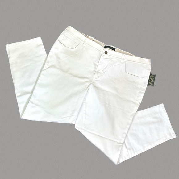 Lauren Ralph Lauren Denim - NWT Ralph Lauren White Modern Straight Ankle Jeans